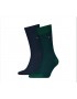 TOMMY HILFIGER 701229838-002  Ανδρικές Κάλτσες TH MEN SOCK 2pcs IRREGULAR HERRINGBONE, DARK GREEN